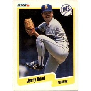1990 Jerry Reed Fleer Baseball Card #523
